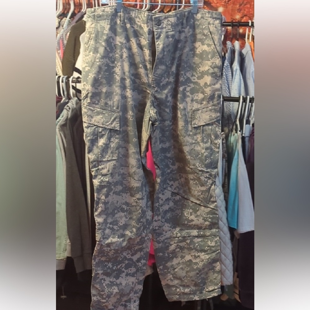 🇺🇸🪖 Authentic U.S. Army Combat Uniform (ACU) Trousers | Large Regular 🪖🇺🇸